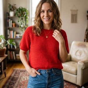 Nicole Miller Artelier Pullover‎ Sweater Rustic Farmhouse Size 2X Cottagecore